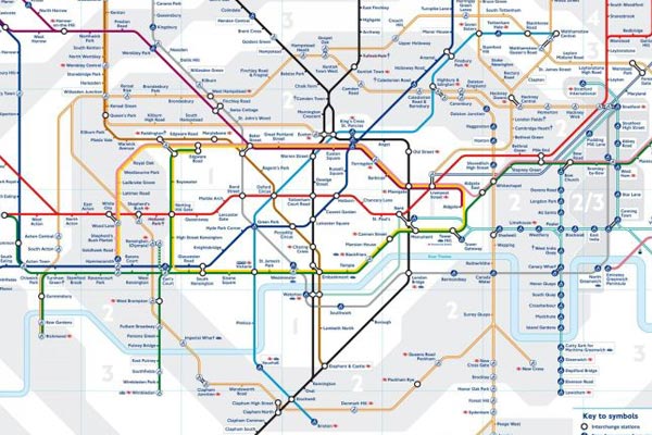 Ta sig runt via the tube i London