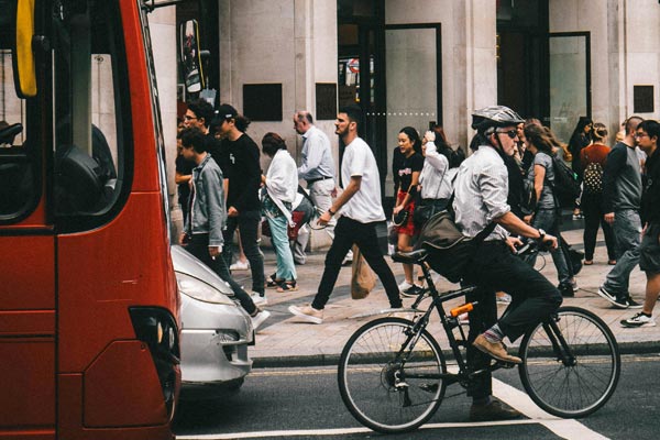 Ta sig fram via cykel i London